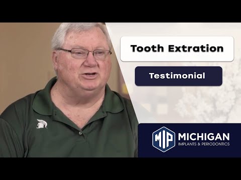 Patient Discusses Tooth Extraction at Michigan Implants & Periodontics in Ann Arbor, MI