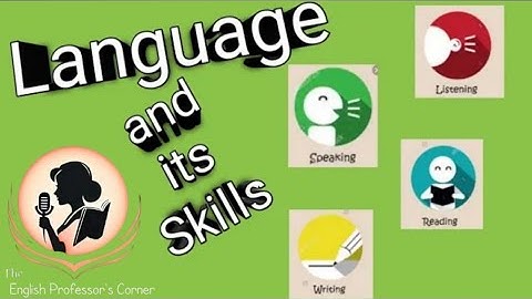 Language  | Language skills  | Listening speaking reading writing  | @ learn English
