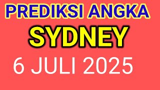 SYDNEY MAIN NUMBER PREDICTION TODAY JULY 6, 2025