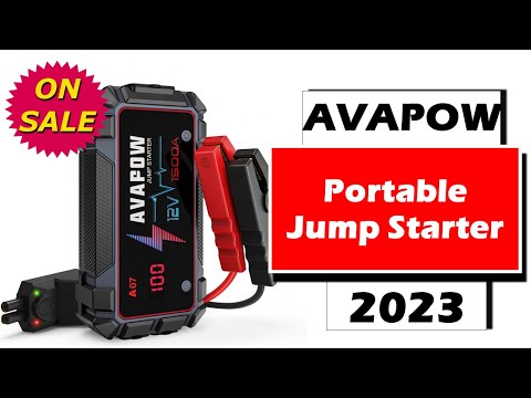 AVAPOW Portable Jump Starter 1500A Review 