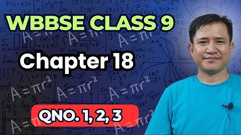 Area of a Circle Made Simple! | WBBSE Class 9 Maths Chapter 18 | Qno 1 to 3