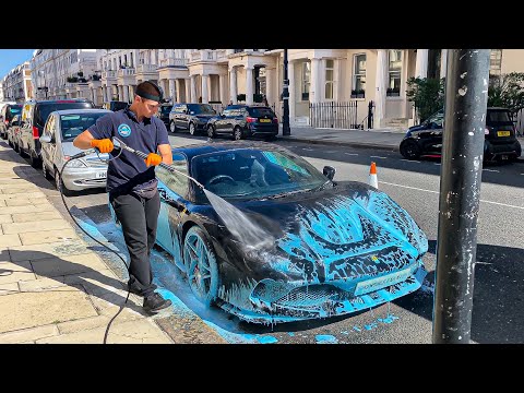 Day in the Life of a Luxury Car Cleaner in London