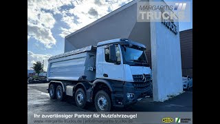 Mercedes - Benz 4145K 8x4 GSR Euro 6 mit Meiller P436 Elektrische Plane