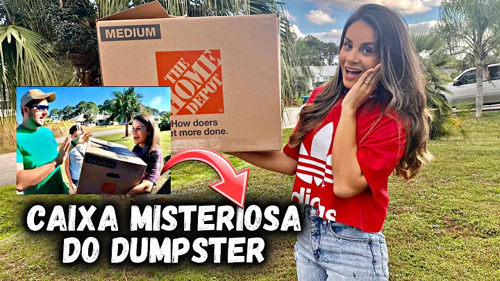 CAIXA MISTERIOSA COM ACHADOS DOS DUMPSTERS DA @Familia Em Massa | Bruna Danielle