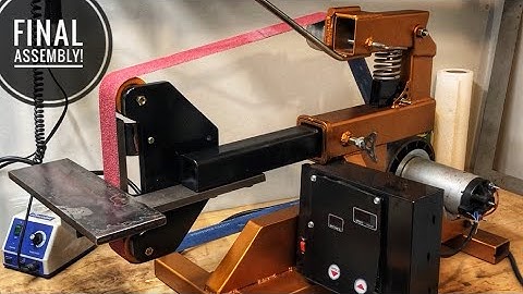 Final Assembly on the Budget 2X72 Treadmill Belt Grinder!