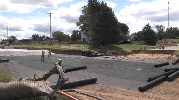 Excavating Coffee Road and Installing Geo-Grid Reinforcement
