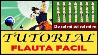 Dragon Ball Z - Genkidama en Flauta Dulce "Con Notas Explicadas"