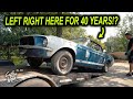 RESCUED: 1967 Mustang S-Code! Parked here in 1982!