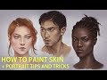 HOW TO PAINT SKIN + Live Portrait Demo