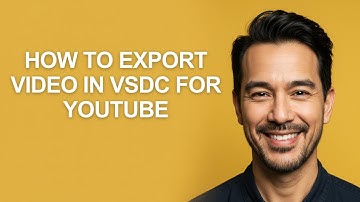 How To Export Video In Vsdc For Youtube - KevinHowTo