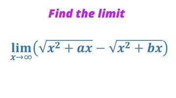 Find the limit of a function as x approaches infinity
