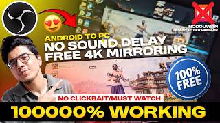 FREE SCREEN MIRRORING ANDROID TO PC | NO PAID 100% FREE SCREEN CAST | MUST WATCH