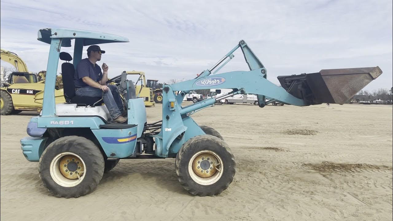 KUBOTA RA601 RUBBER TIRE LOADER For Sale YouTube
