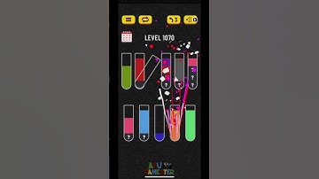 Water Sort puzzle level 1070 | AYU Gamester #shorts