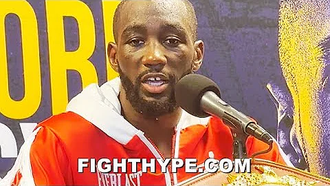 TERENCE CRAWFORD MESSAGE TO ERROL SPENCE ON NEW CA...