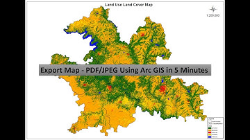 Export Map PDF/JPEG Using Arc GIS in 5 Minutes| How to Export Map in GIS?|Map Elements|Map Layout|