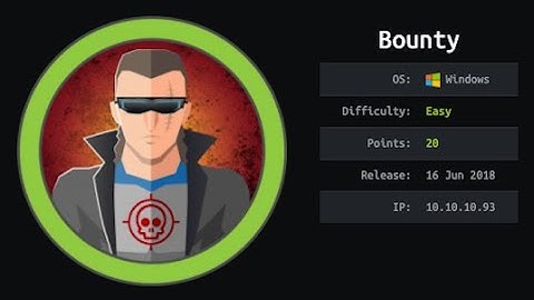 Hack The Box - Bounty w/o Metasploit