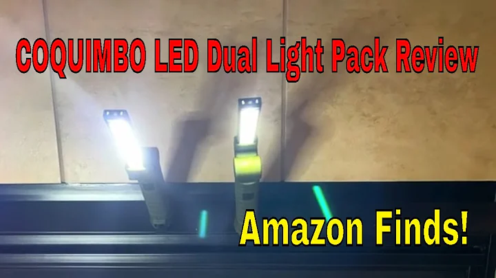 COQUIMBO LED Dual Light Pack Review: Amazon Budget Finds! #rechargeablelight #bugoutgear #autolight