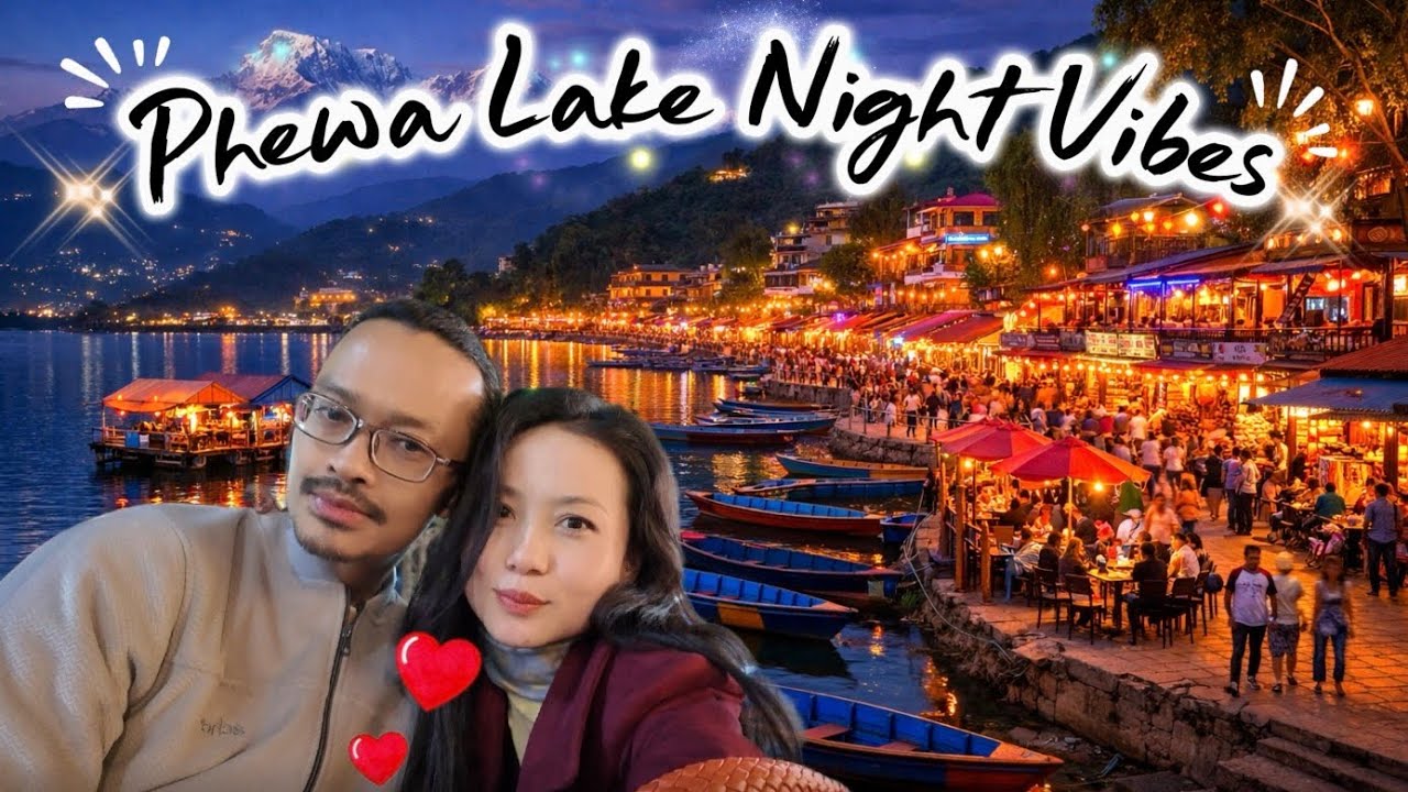 Phewa Lake Night Vibes ✨!! Yesto Samma Bhaisakechaa 😮