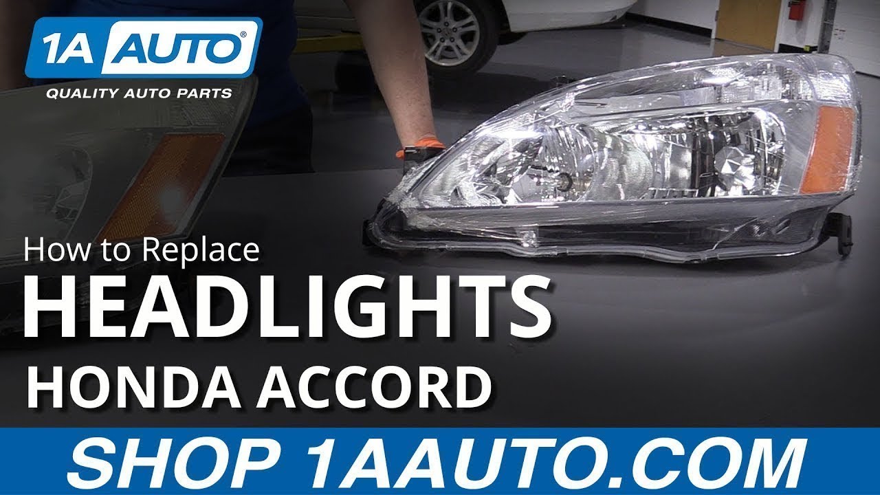 How to Replace Headlights 2003-07 Honda Accord | 1A Auto