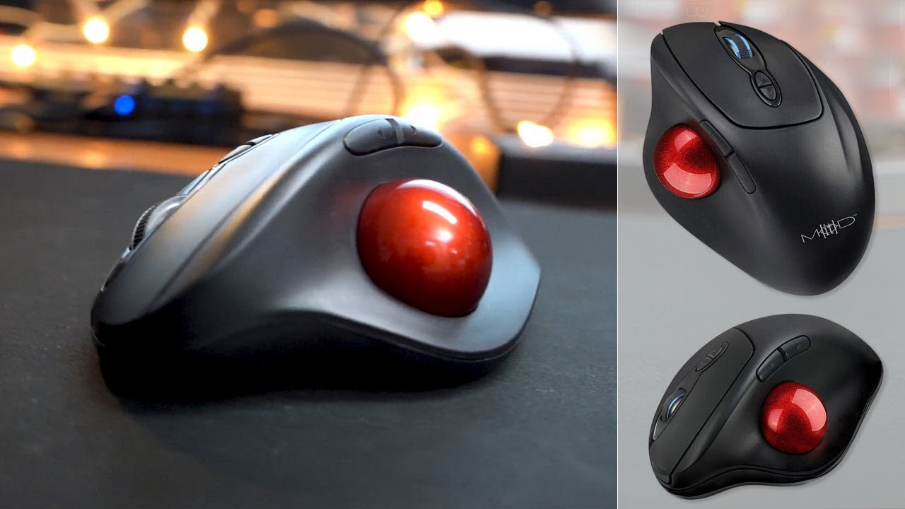 Souris laser sans fil bluetooth LMX-1204.wls avec trackball, Trackball