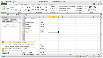 Excel: The excel clipboard