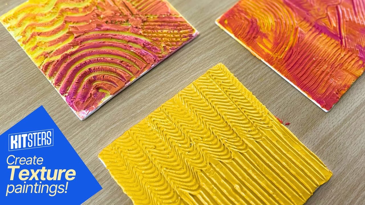 DIY Texture Painting Kit! Unleash your creativity | Get your Kitsters ...