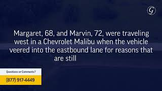 Margaret, Marvin Thompson Killed in Truck Crash on SE 20th St. in Kingman County, KS