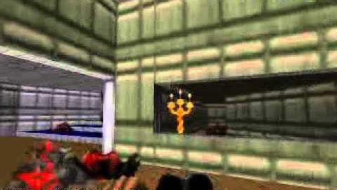 Doom E1M5 playthrough with modified monsters