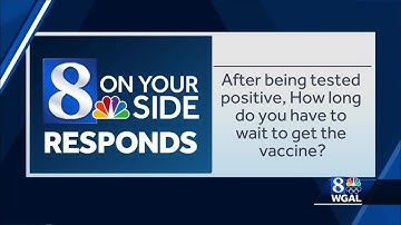 How long do you have to wait to get the COVID-19 vaccine after testing positive?