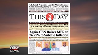 Again, CBN Raises MPR to 26.25% to Subdue Inflation by Arise News 5 views 4 minutes ago 16 minutes