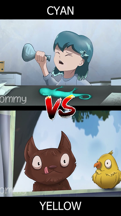 CYAN VS YELLOW ! Rainbow Friends 2 Transformation animation