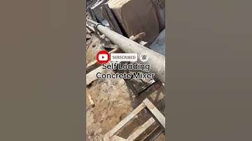 Self Loading Concrete Mixer #short concrete Truck mixer 2022
