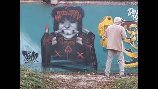 Street-Art &amp; Graffiti - Jardin de l'Arsenal - Dijon