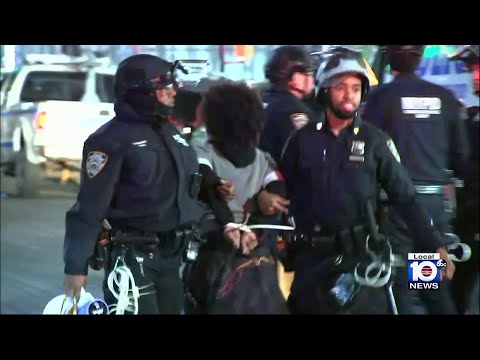 NYPD clears antiwar encampment at Columbia University