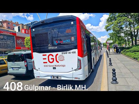 2026 model Körüklü Otokar Kent LF ile 408 hattında yolculuk