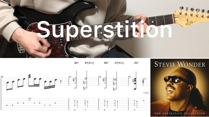 Superstition Guitar version - Guitar performance video thumbnail