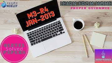 C Programming M3-R4 January 2013 Solved Question Paper(hindi) ||  Proper Guidance || Ashutosh Sir