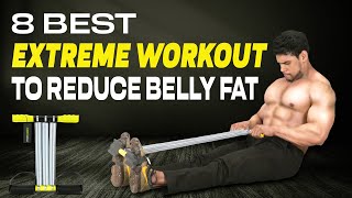 8 best EXTREME abs workout / exercise to reduce belly fat using  Triple spring Tummy Trimmer for men screenshot 2