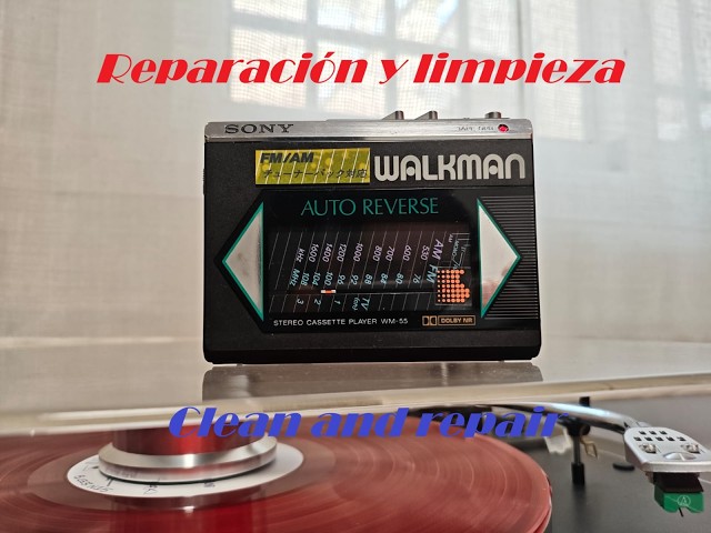 Walkman Sony WM 55 repair - YouTube