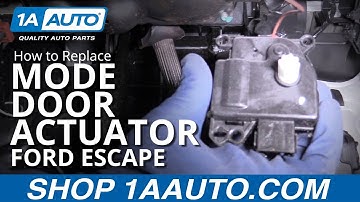 How to Replace Mode Door Actuator 08-12 Ford Escape