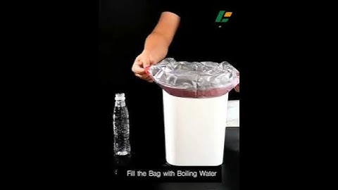 Drawstring Garbage Bags in Overlap or Interleave style