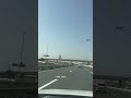 Enjoying the flight view at Dubai highway while drive #dubai #emirates #view