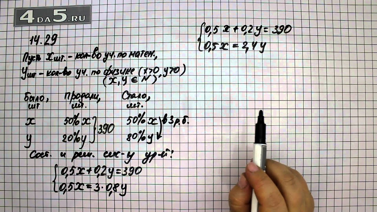 Упражнение 14.29. Алгебра 7 класс Мордкович А.Г. - YouTube