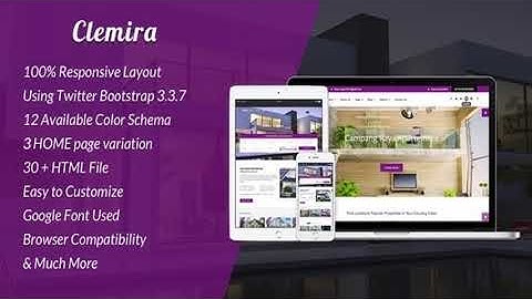 Clemira - Responsive Real Estate HTML Template | Themeforest Website Templates and Themes