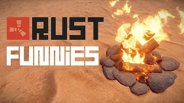 Rust Funnies [Pickaxe Raiding a Clan]