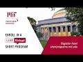 Live virtual courses at mit professional education