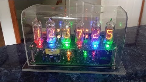 The Nixie Clock VII - GPS module 1PPS autoset time and date | Amazing Technology