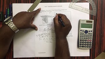 Problem on Centroid of T Section - Centroid and Centre of Gravity - Engineering Mechanics in tamil