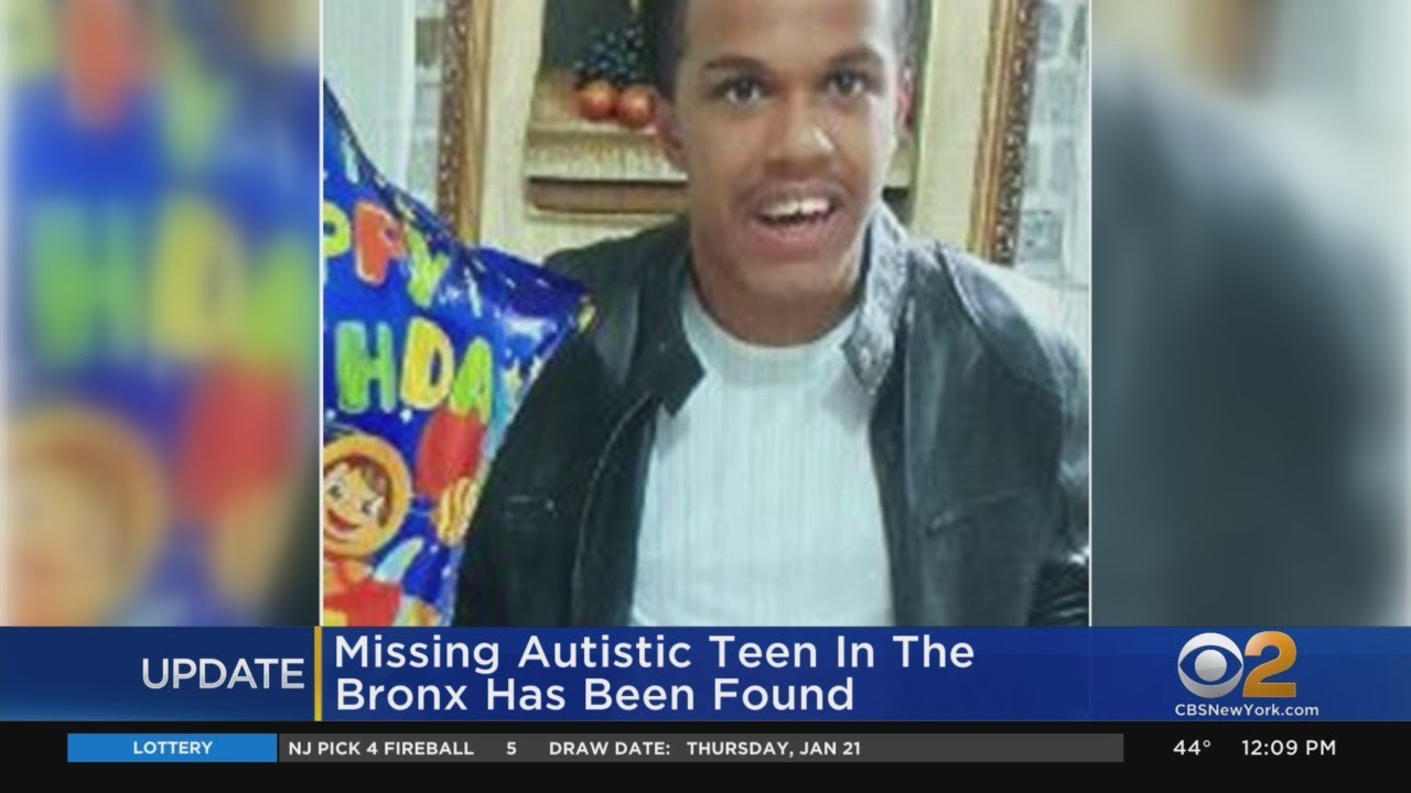 Missing Autistic Teen In The Bronx Found - YouTube